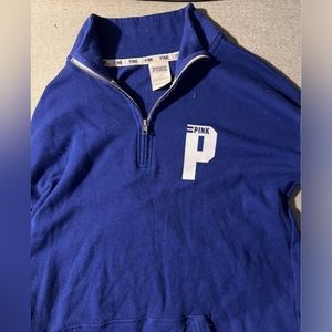 Small Victoria’s secret pink half zip